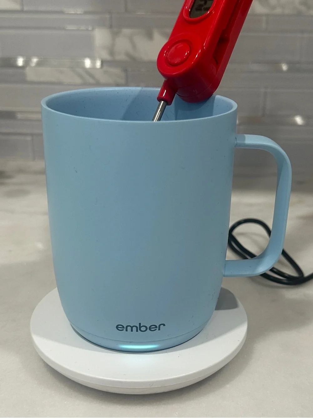 Ember 14oz MUG Temp. Control - Powder Blue - OPEN BOX - USED
